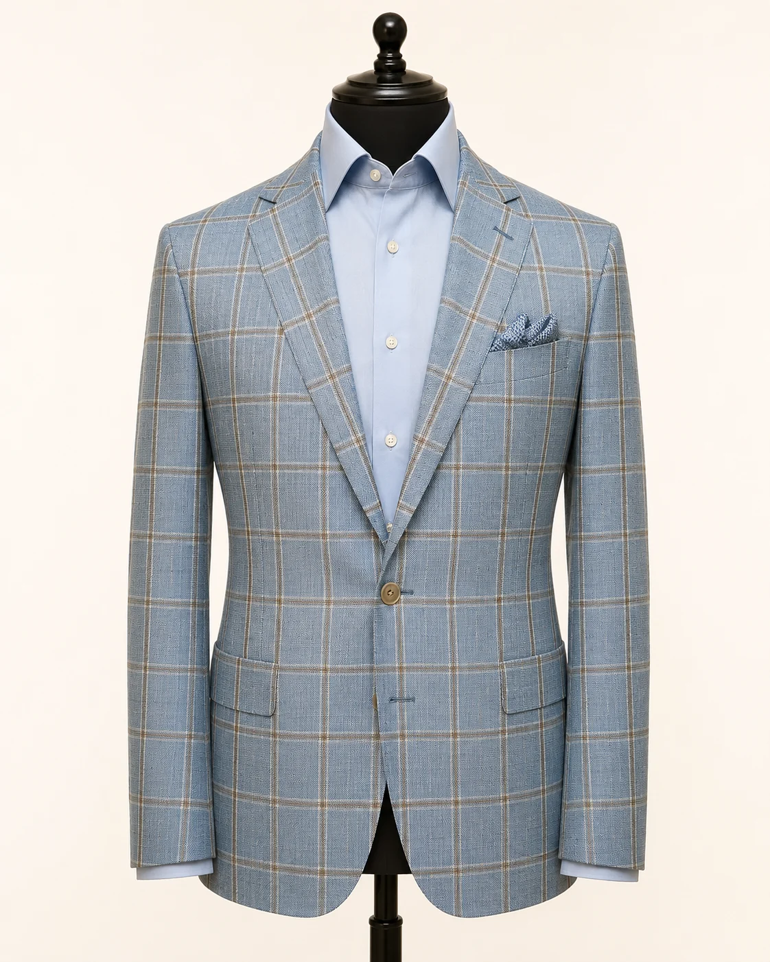 Blue Windowpane Sport Coat